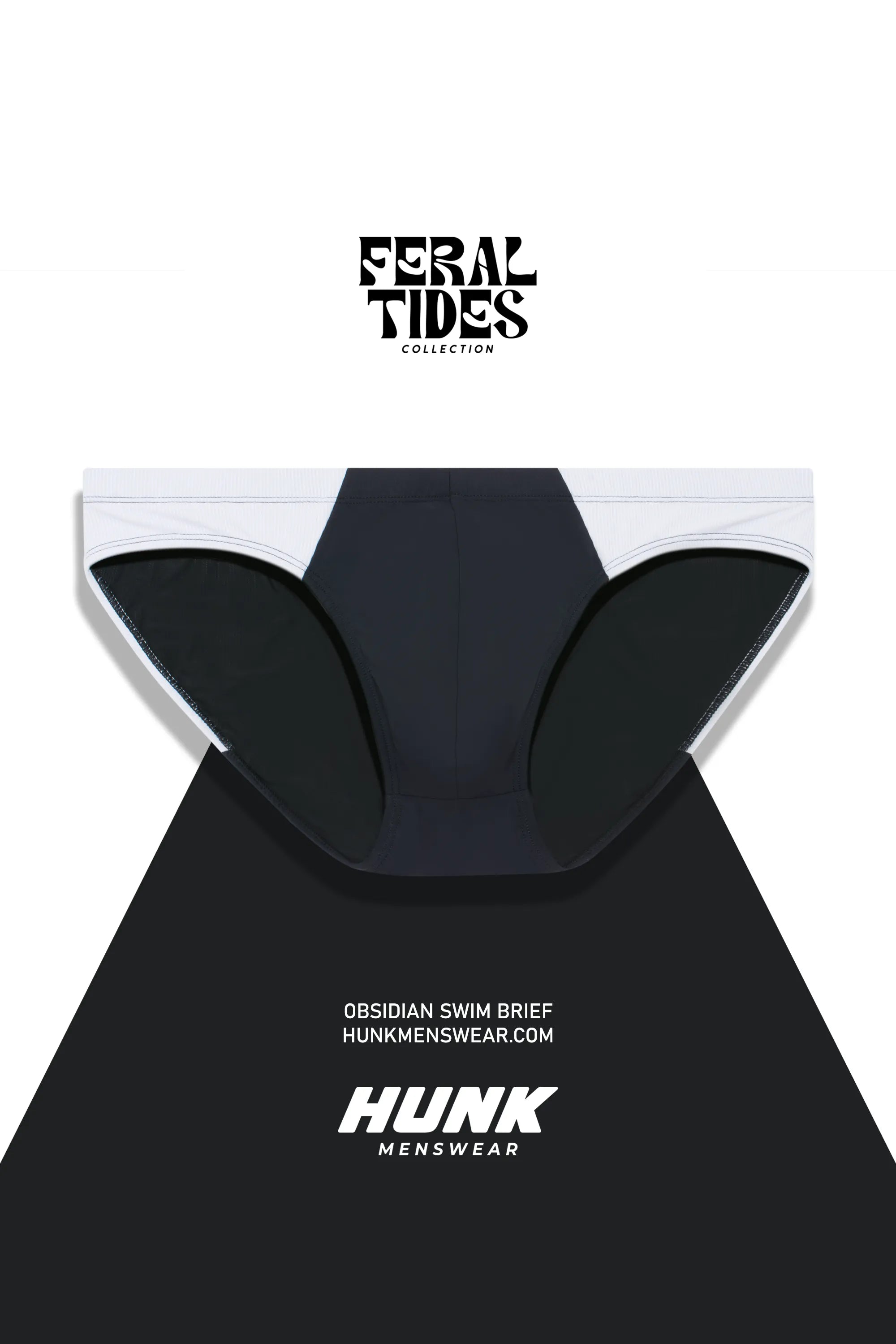 Obsidian Blocky Swim Brief