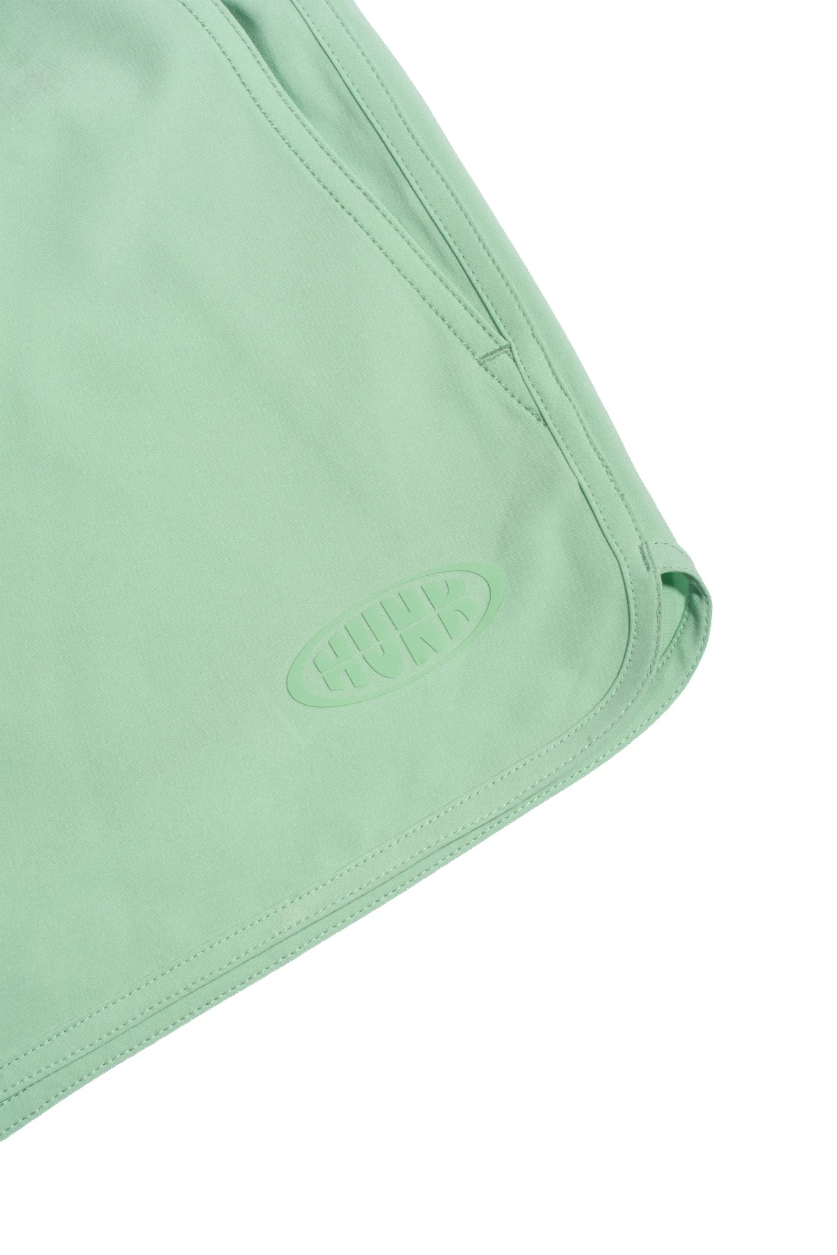 Short Hybride 3" Sage - ourlet arrondi avec logo HUNK