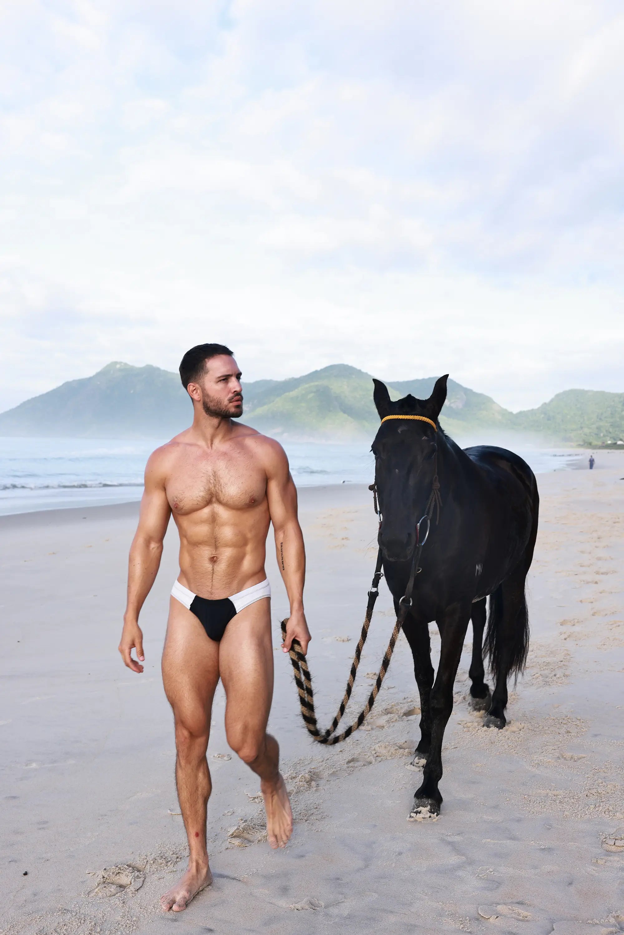 Obsidian Blocky Swim Brief