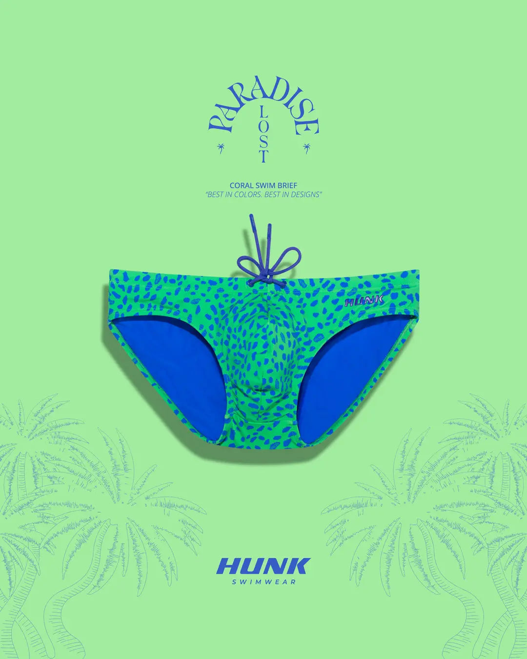 Coral Swim Brief - HUNK Menswear