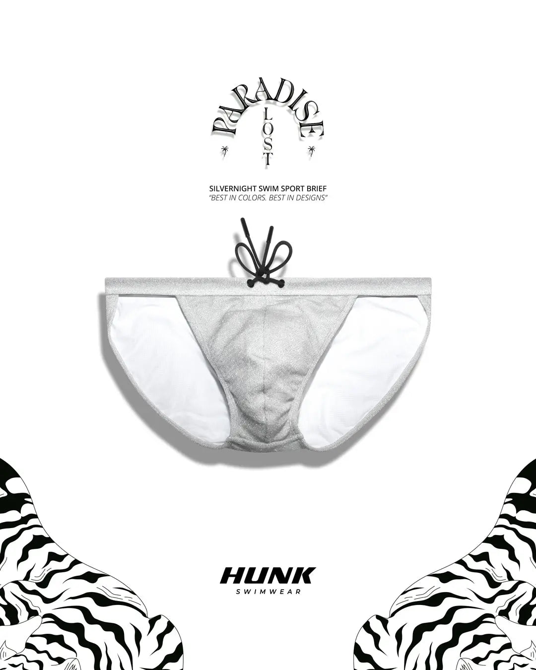 Silvernight Swim Sport Brief - HUNK Menswear