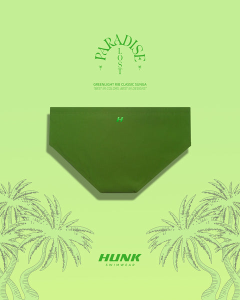 Greenlight Rib Classic Sunga - HUNK Menswear