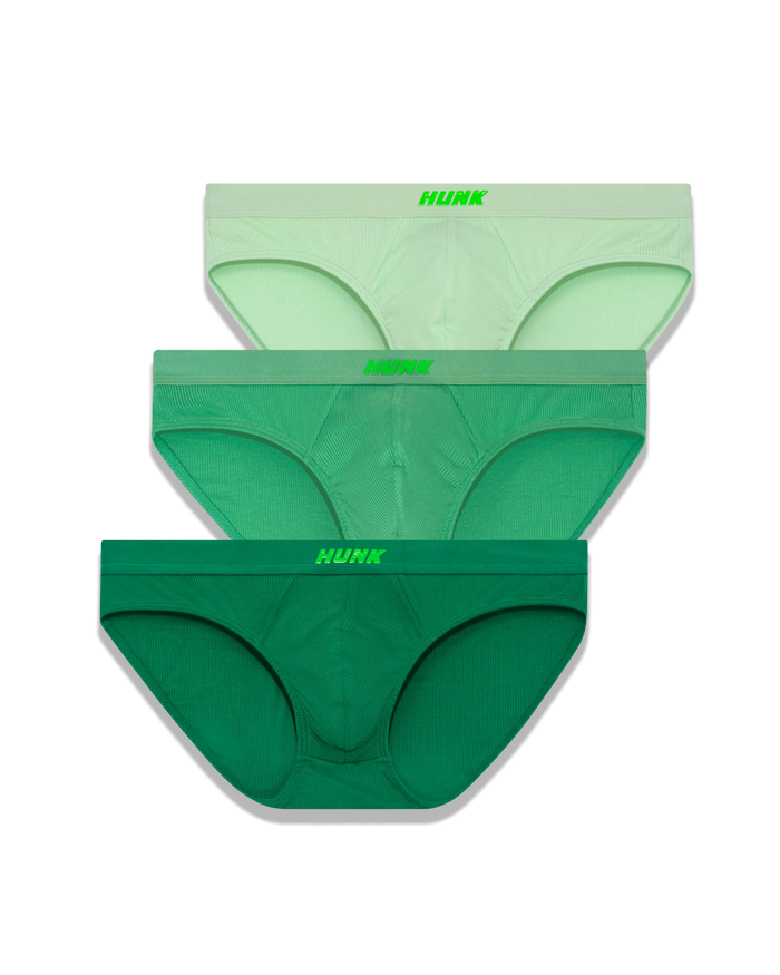 Lot de 3 Slips Absinthe