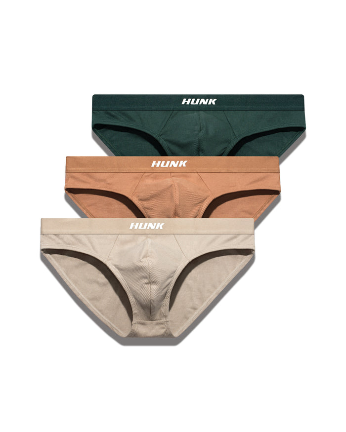 Lot de 3 Slips Woodland - HUNK Menswear