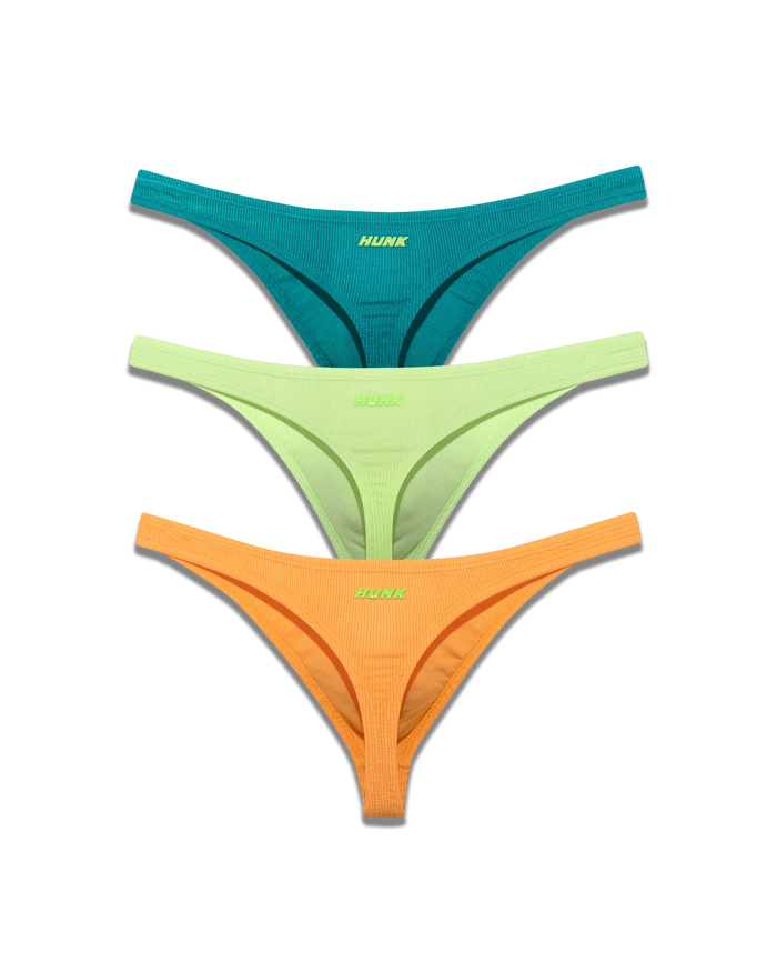 Tropical 3-Pack Thongs