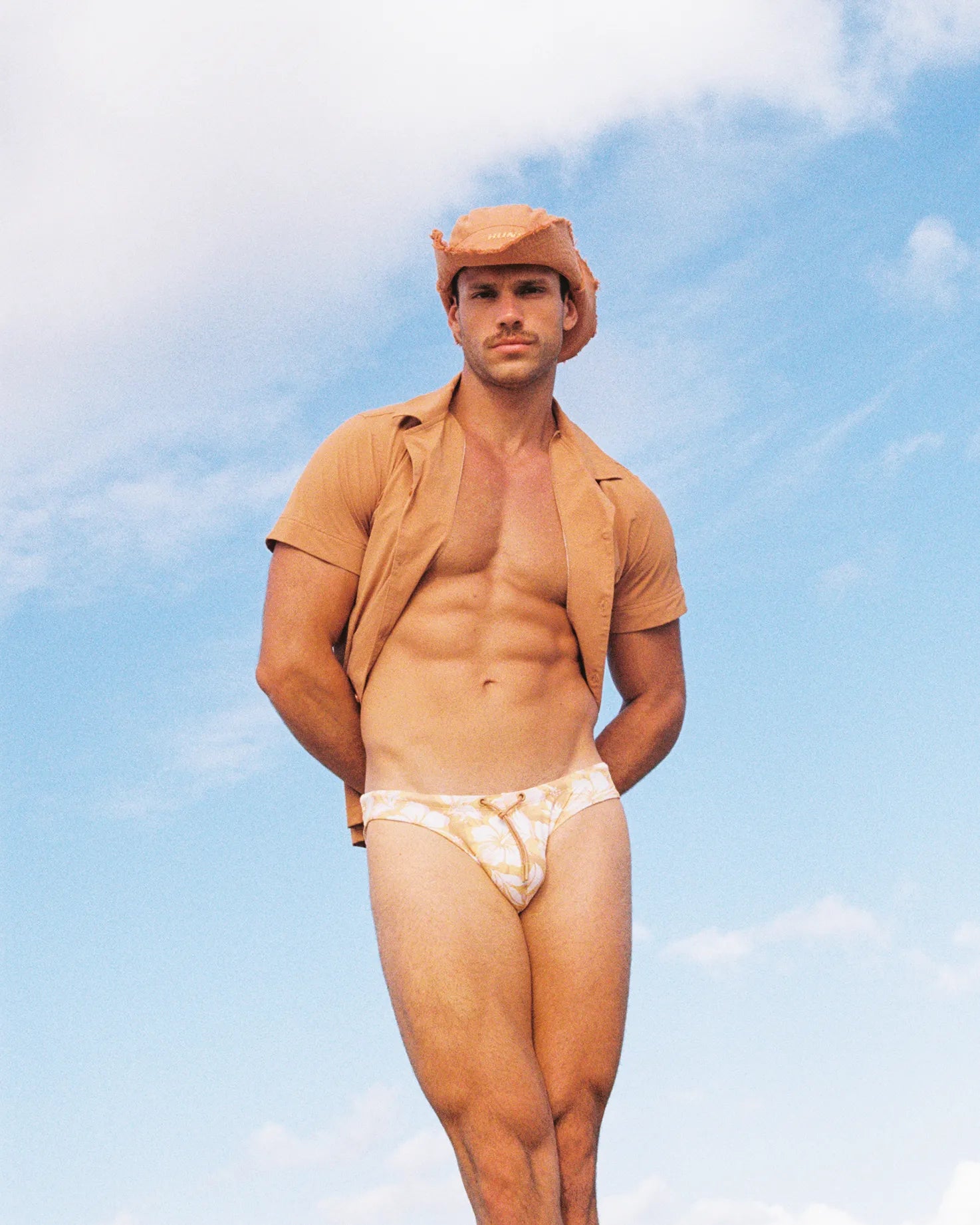 Hibiscus Swim Brief - HUNK Menswear